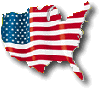 USA Flag Map
